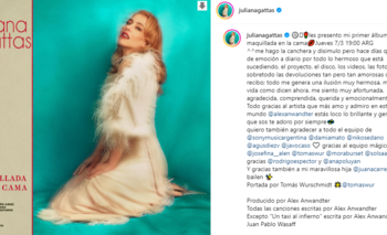 Juliana Gattas estrenó su disco debut: 'Maquillada en la cama'
