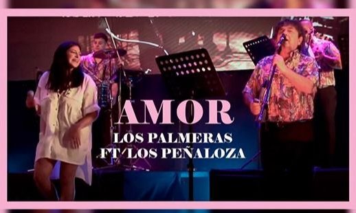 Los Palmeras presentaron una reversión de la canción "Amor"